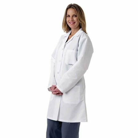 MEDLINE Women's Lab Coat, Full Length, 3 Pockets, White, Small MDT13WHT1E